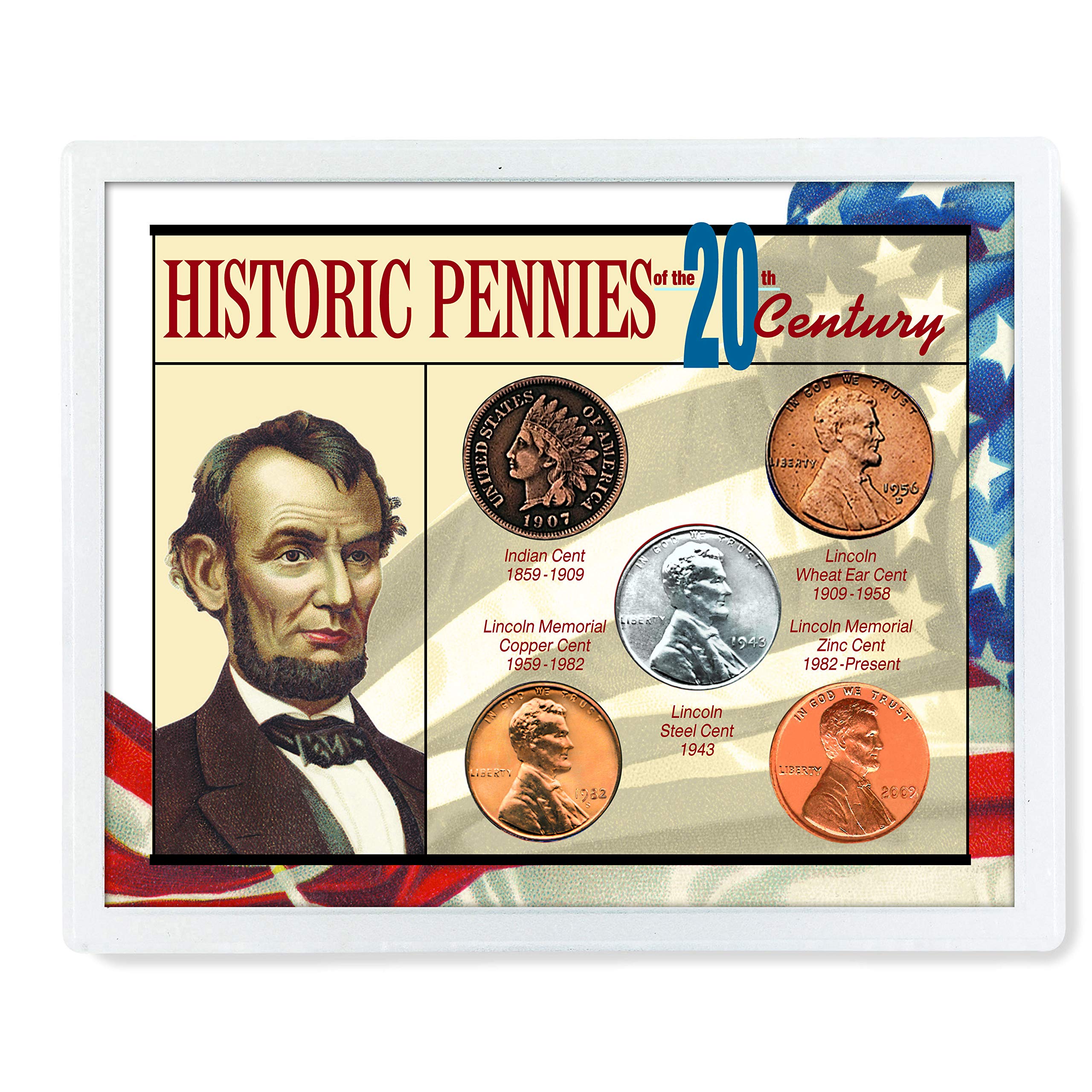 20世紀アメリカ合衆国コインコレクション Amazon.com: American Coin Treasures Historic Pennies of The